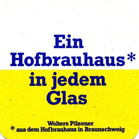 braunschweig bs-ni wolters pilsener 1a (quad185-in jedem glas-blaugelb)